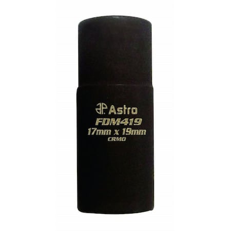 Astro Pneumatic 1/2 in. Drive Flip Socket 17Mm X 19Mm APFDM419